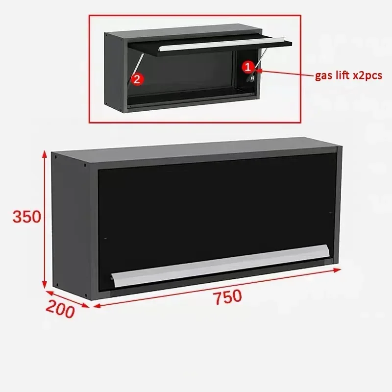 Modular Garage Tools Cabinet Hardware Work Table for Tool Storage Customized Stainless Steel Combination Cabinet