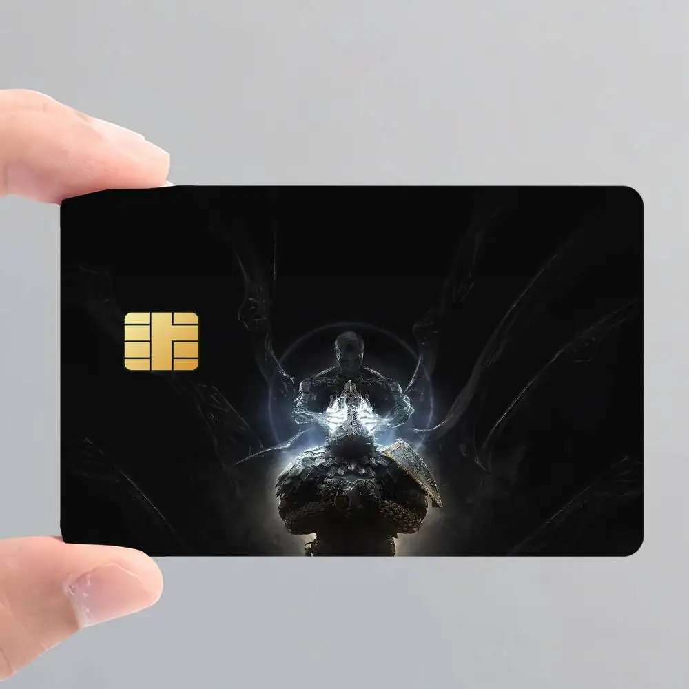Game M-Mortal S-Shell Card Stickers for Bank Access Protective Waterproof Film Cover Sticker Surprise Gift