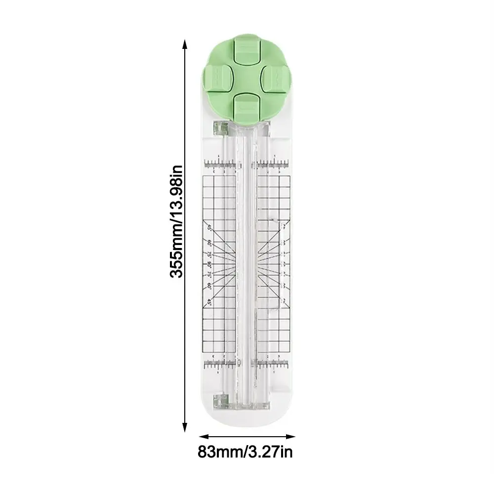 ماكينة تقطيع الورق 4 في 1 المحمولة 360 درجة °   أداة تشذيب الورق الدوارة من نوع الصحافة أداة قطع الورق اللوازم المكتبية المدرسية