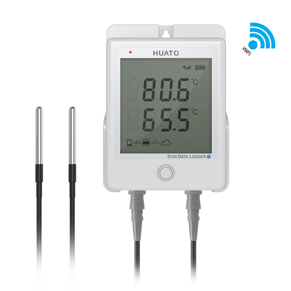 Huato industrial wifi Digital wireless Temperature Humidity Sensor data logger