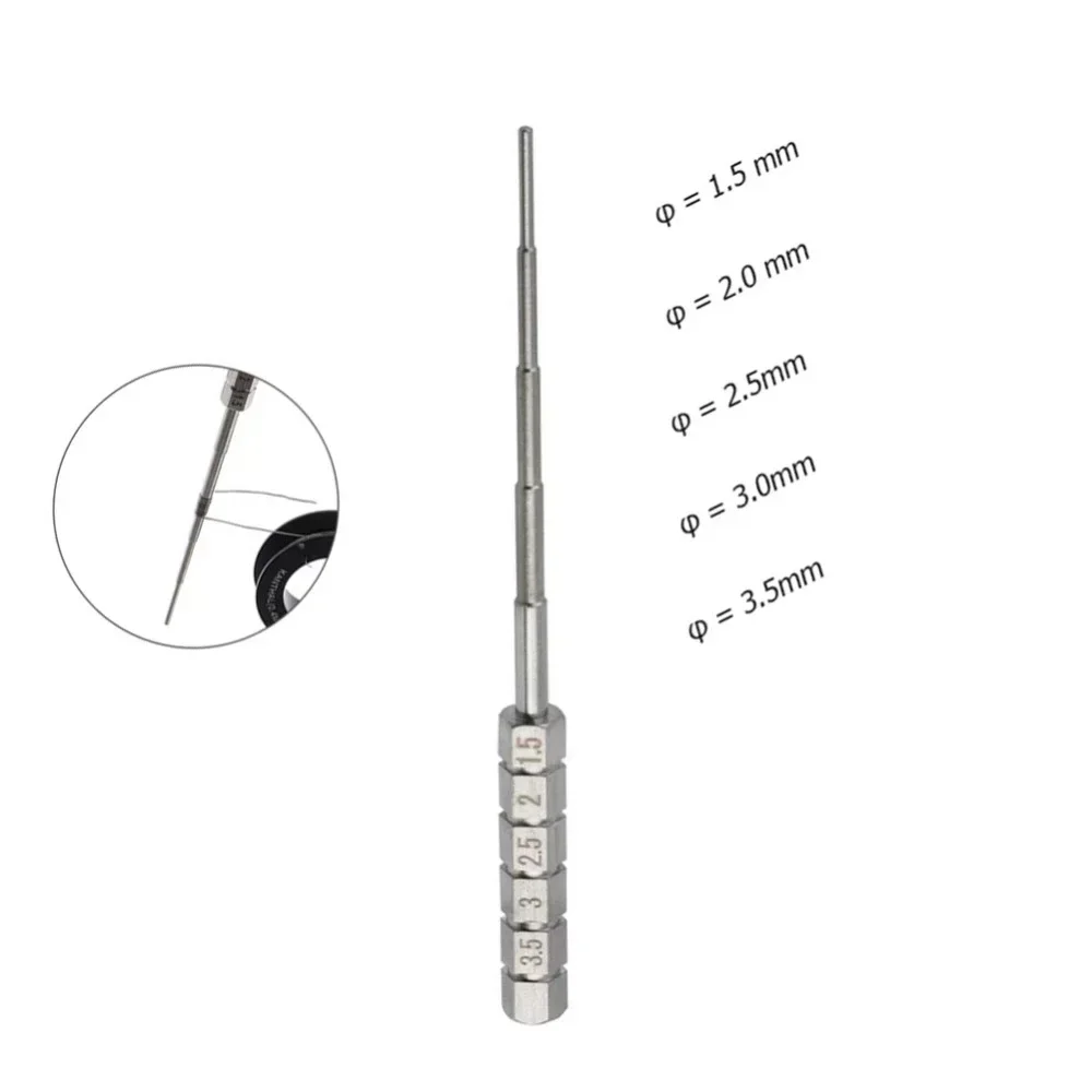 Stainless Steel Wire Coil Jig Prebuilt Coil Tool Jigs Wrapping Coil 1.5mm/2.0mm/2.5mm/3mm/3.5mm Power Tool Parts