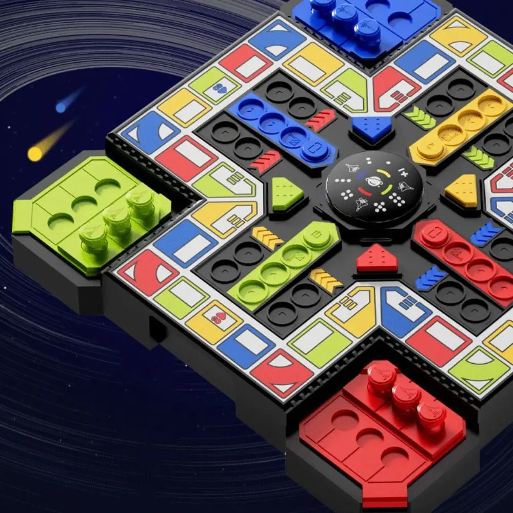 Multiplayer Vliegend schaakbordspel Kunststoffen Educatief elektronisch vliegend schaakspel Puzzel Draagbare tafelspellen Schaakspeelgoed