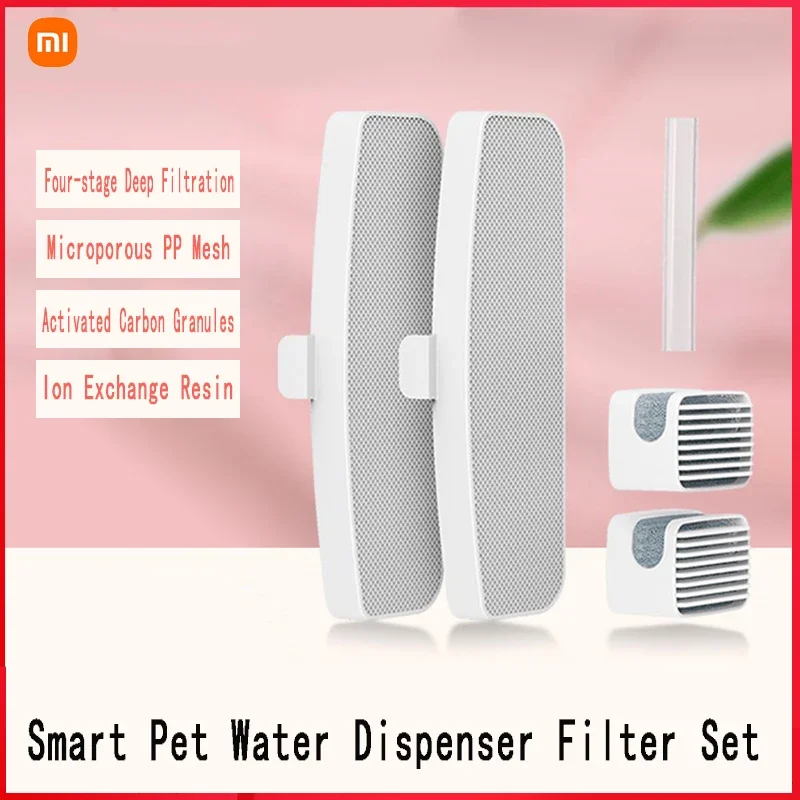 Xiaomi Original Smart Pet Water Dispenser Filter Set Drinking Fountain Automatic Silent Water Dispenser Sterilization Filter Set