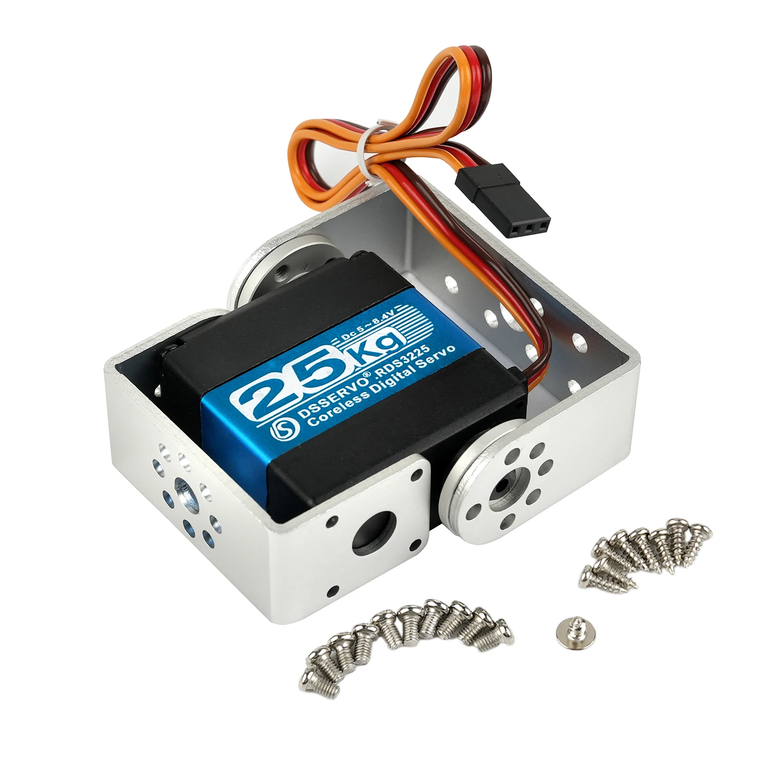 RDS3225 25KG Digital Servo Coreless มอเตอร์แรงบิดความเร็วสูงเกียร์โลหะกันน้ํา 180/270 องศาสําหรับ RC หุ่นยนต์รถ Arduino DIY