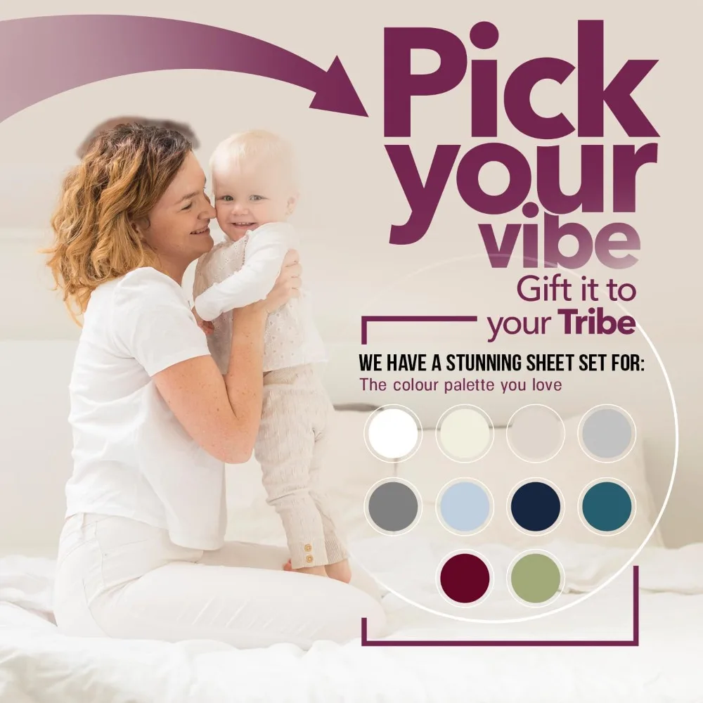 TEXAS LINEN CO. مجموعة ملاءات قطن مصرية 100% مقاس كينج - عدد 1200 ورقة فاخرة من القطن المصري مقاس كينج، 17 عميق P