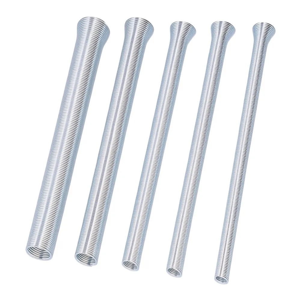 5Pc Pipe Bending Spring Set Spring-Type Tube Bender Spring For 5/8 1/2 3/8 5/16 1/4 Copper Pipe HVAC/Refrigeration Bending Tools