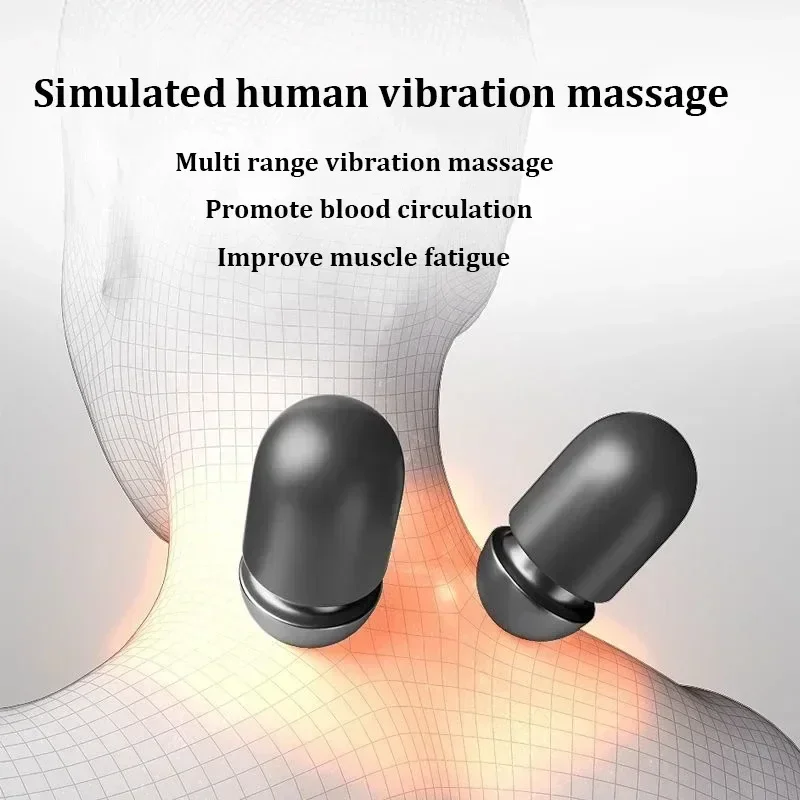 Aquecimento elétrico pescoço massagem travesseiro vibração shiatsu cervical coluna massagem almofada trapezius músculo ombro pescoço massageador