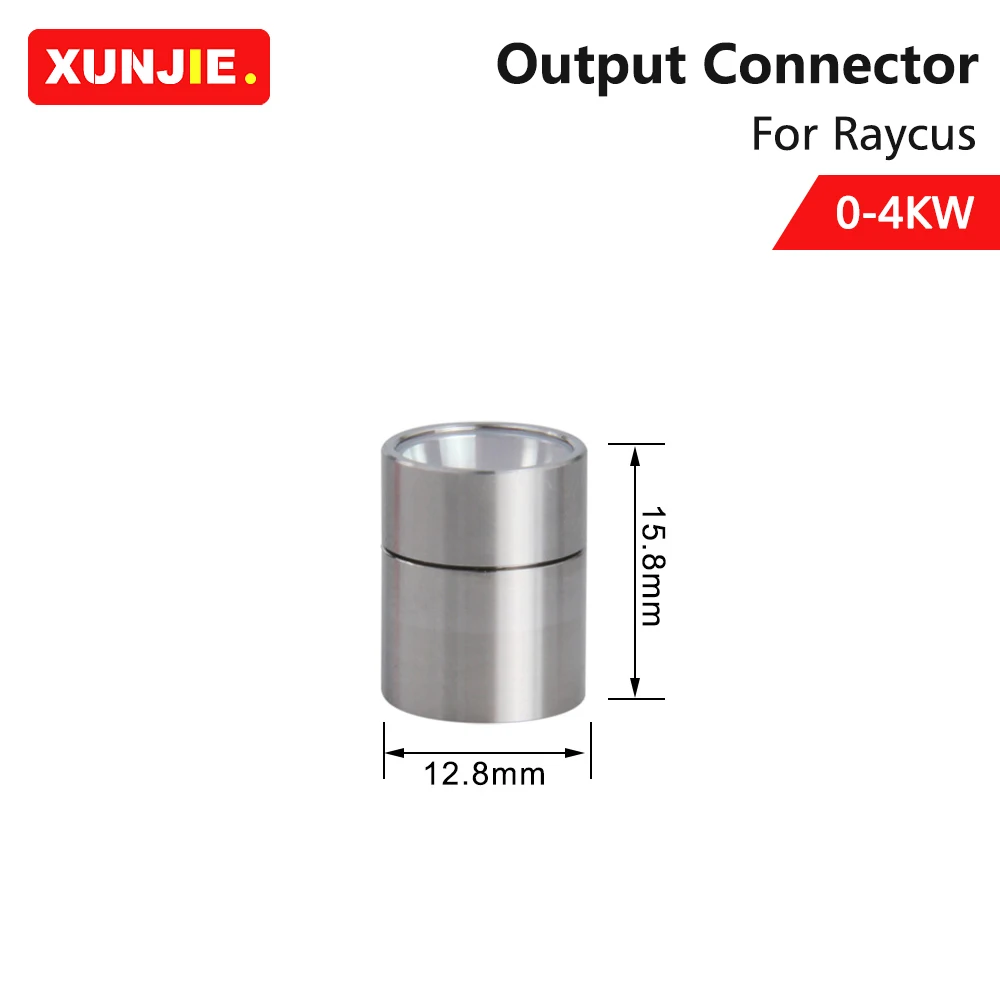 Imagem -02 - Xunjie-qbh Protective Lens Group para Fiber Laser Fonte Corte a Laser Original Raycus Conector de Saída 06kw