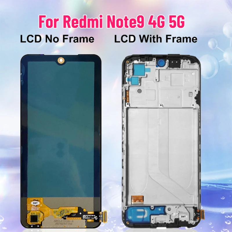 

For Redmi Note 9 4G 5G LCD Display Touch Screen for Redmi Note9 M2003J15SC M2003J15SG