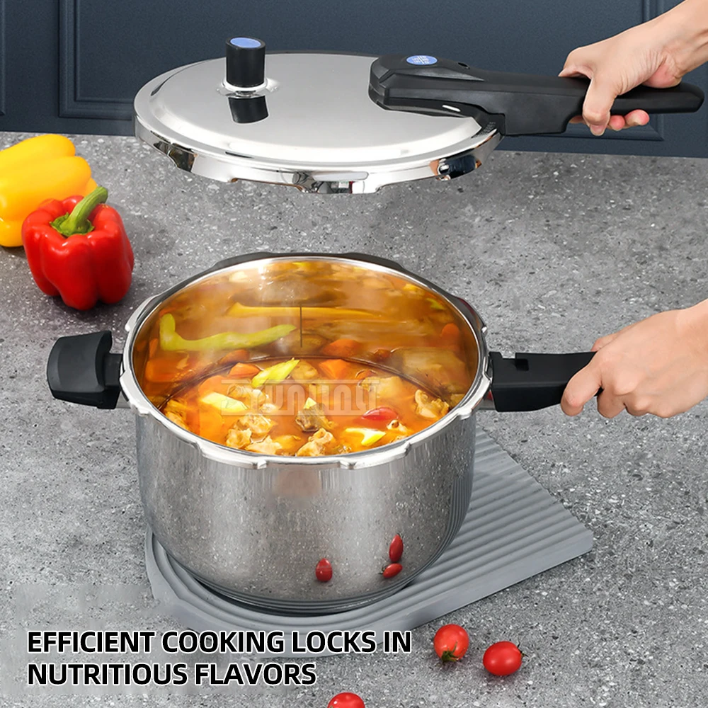 Kitchen Gas Pressure Cooking Pot Stainless Steel Universal Explosion Proof Cooker Household Gas Induction Cooker