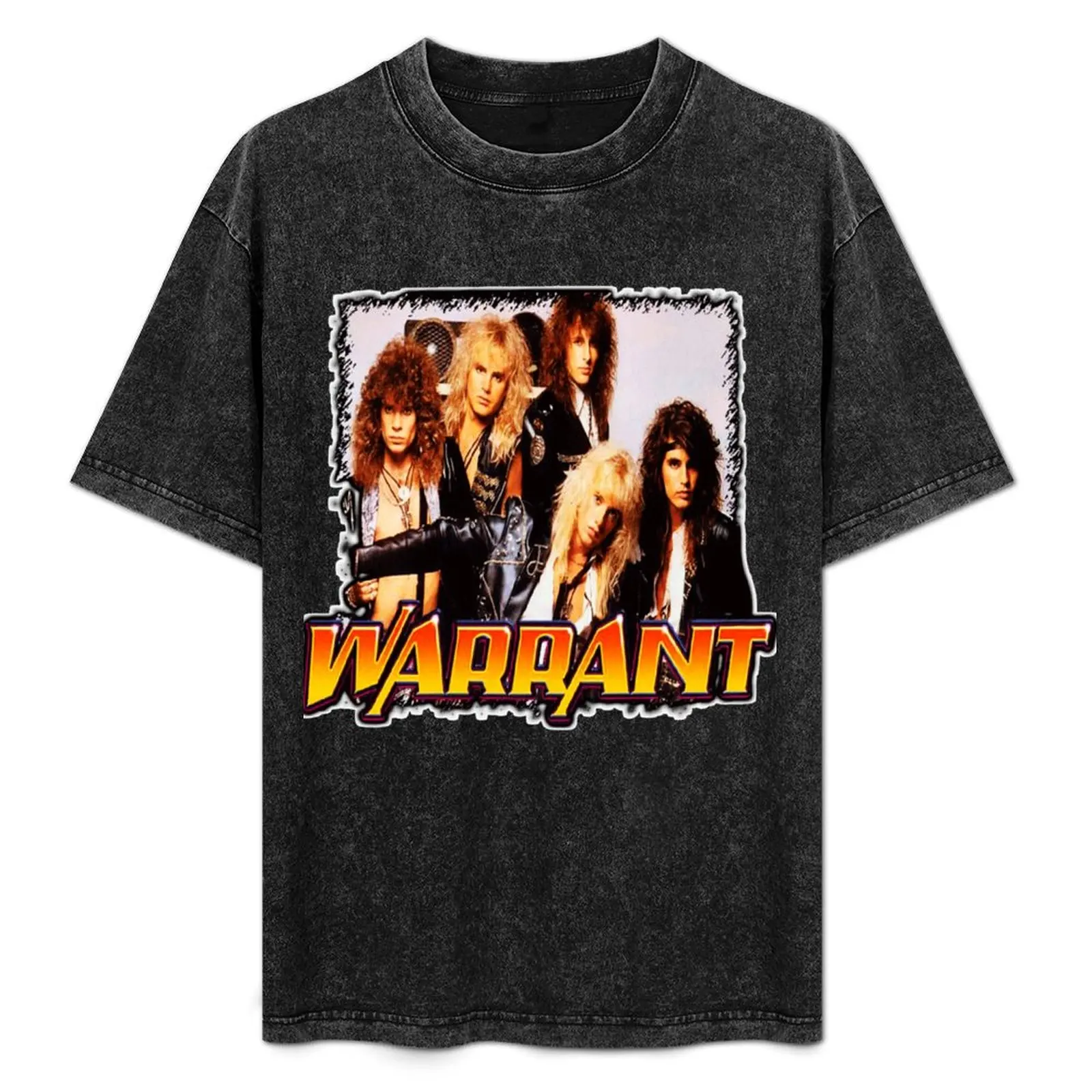 

Футболка с коротким рукавом Warrant Band Glam Metal Band Music and Art Tour, большие размеры