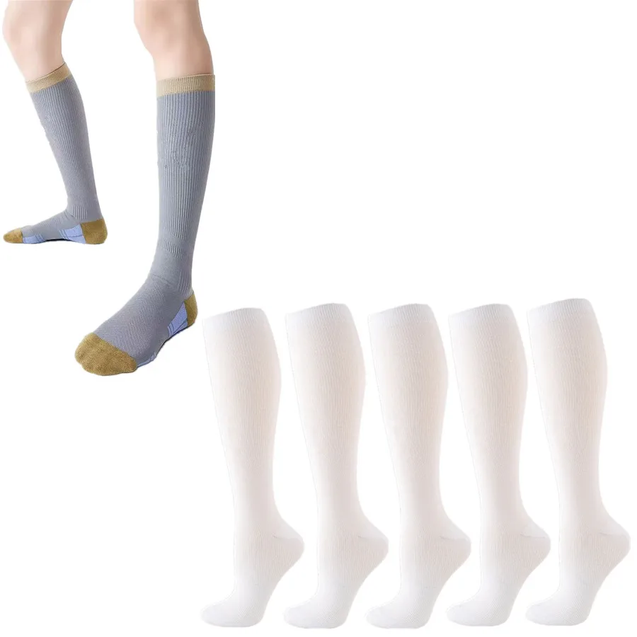 الرجال النساء ركوب الدراجات الجري اليوغا الرياضة جوارب ضغط رياضي كرة القدم كرة السلة الرجبي المشي لمسافات طويلة التنس سكيت