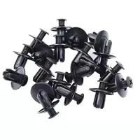 5/100pcs 8mm Plastic Rivets Fasteners Screw Car Bumper Fender Black Rivet Car Fastener Clips for Toyota Focus Kia Nissan Yamaha 3