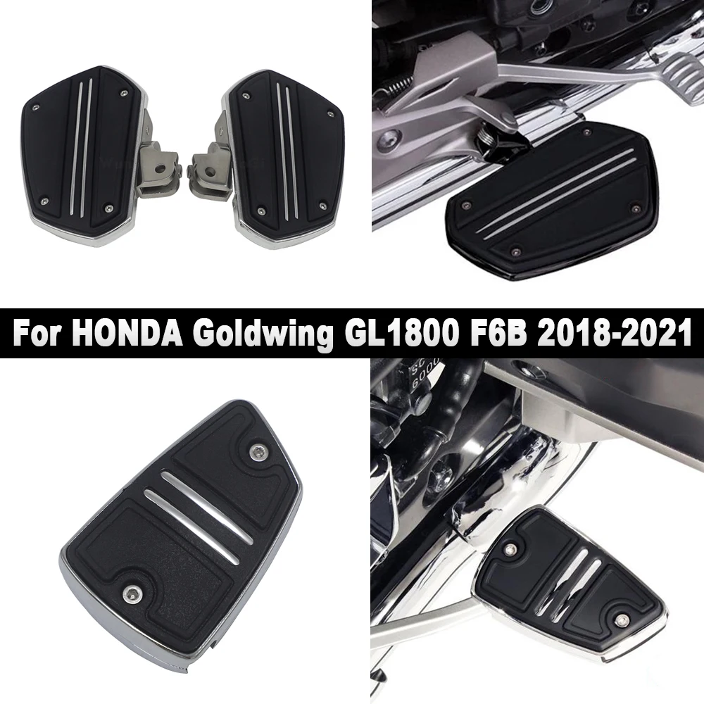 Brake Pedal Cover For Honda GoldWing GL 1800 F6B GL1800 2018-2021 Brake Pedasl Extension Motorcycle Chrome Twin Rail Floorboards