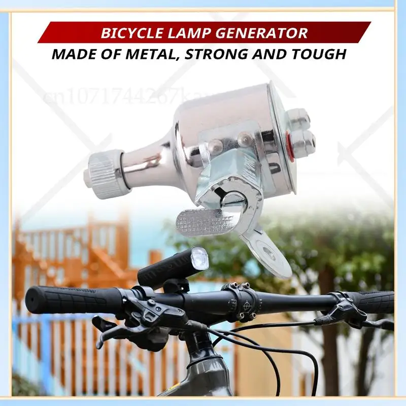 -A16I nouveau générateur d'éclairage de vélo 12V 6W Dynamo moteurisé tête de Friction Kit de feu arrière