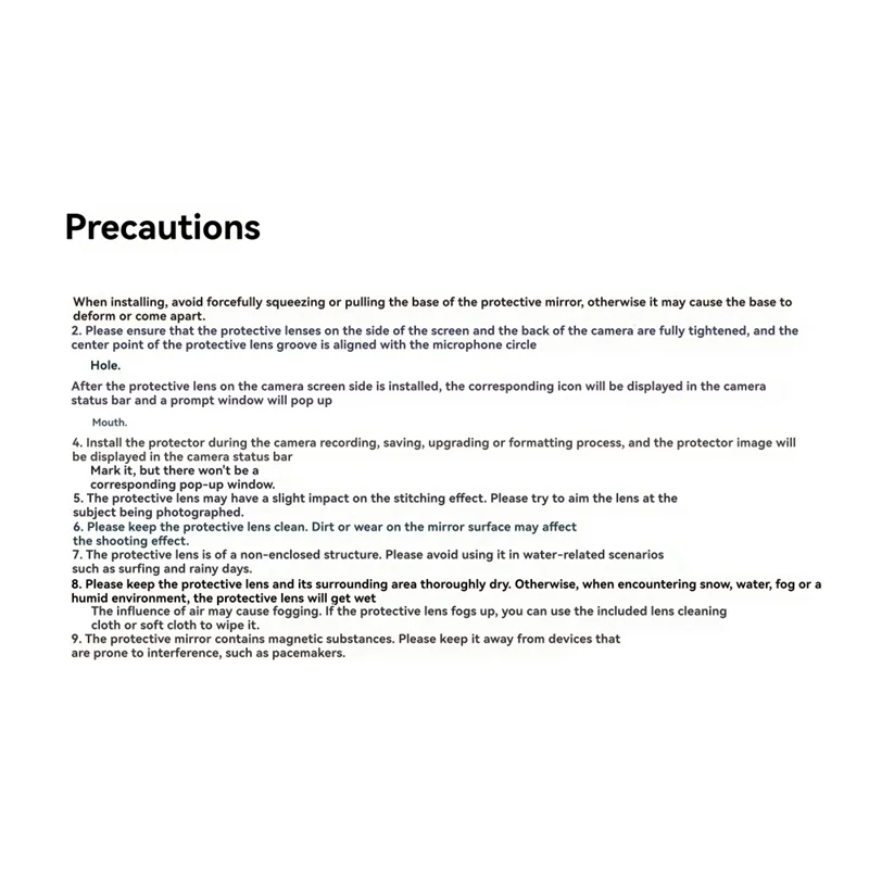 For Insta360 X5 Lens Guards For Enhanced Durability & Scratch Resistance For Outdoor And Adventure Photography