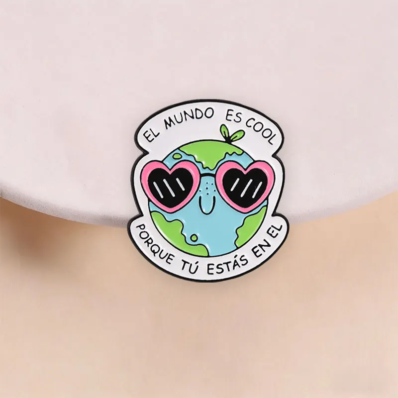 Funny Emotional Support Frog Enamel Badge Miss U Clock Pin I Will Always Make You Smile Forced‑smile Figure Brooch Jewelry Gifts 4