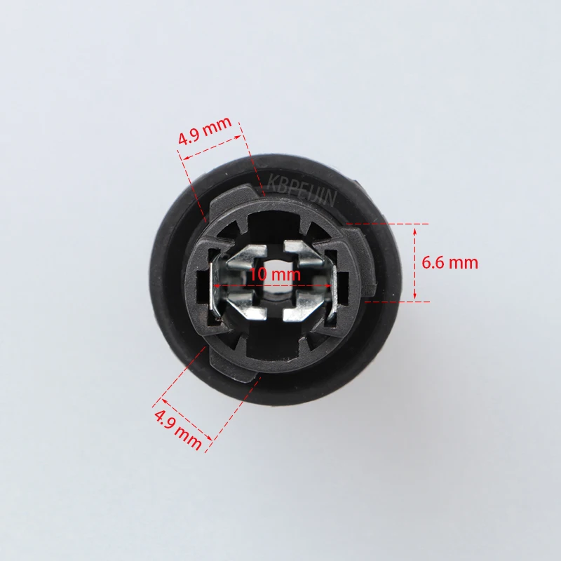 Suporte da lâmpada da cauda do carro, soquete da lâmpada, acessórios 2Pin, T10, T15, 1Pc