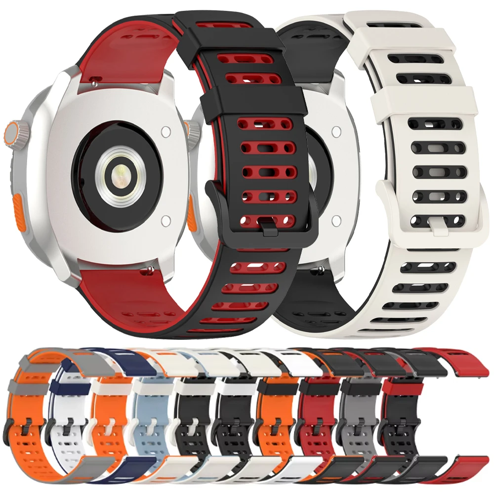 Banda respirável 22mm para garmin venu 3 pulseira de relógio para garmin venu 2 forerunner 265 255 m vivoactive 4 pulseiras esportivas de silicone