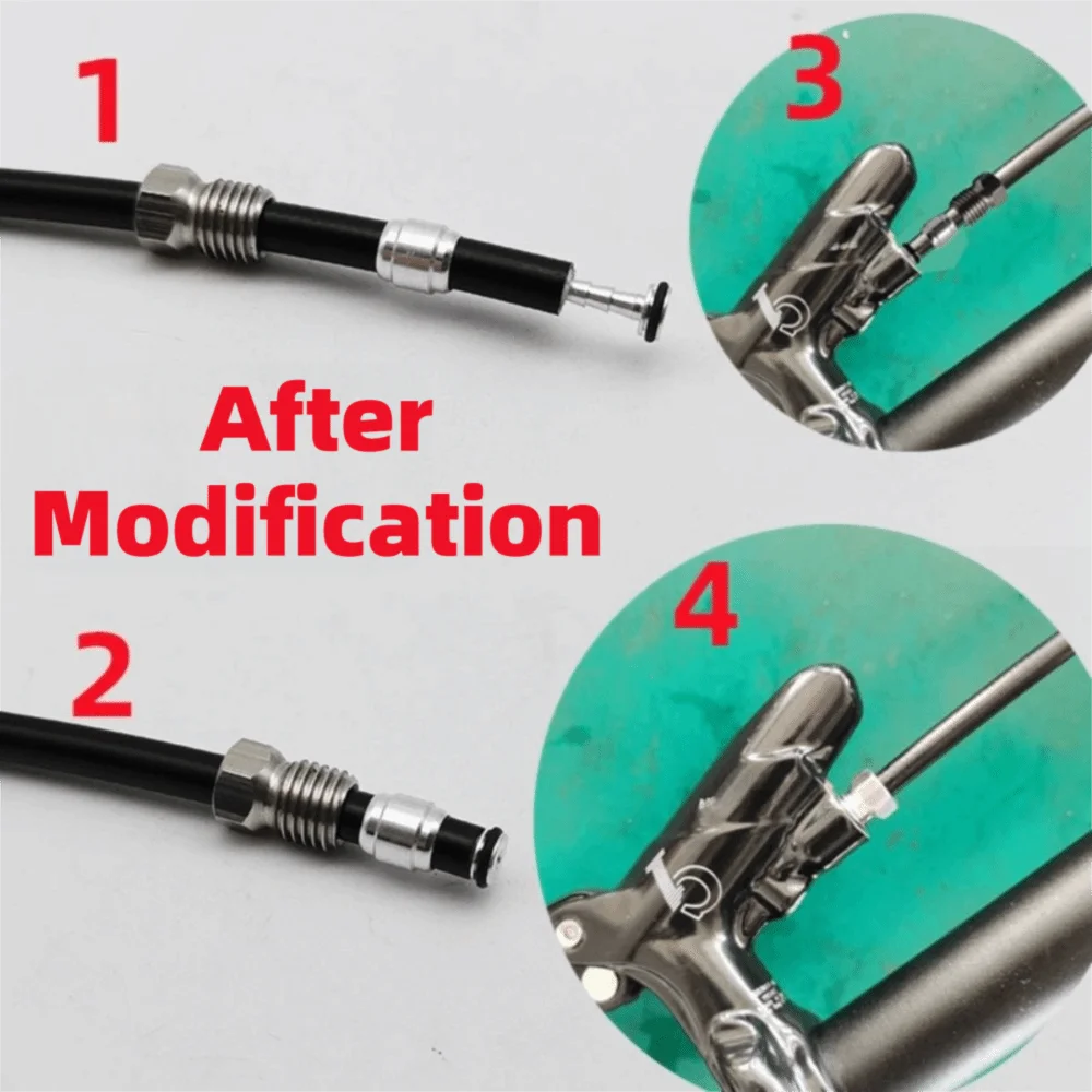 Aluminum Alloy,stainless Steel Bike Hydraulic Brake Hose Connector Kit for FORMULA R1 R1R RR1 RX DIY modification