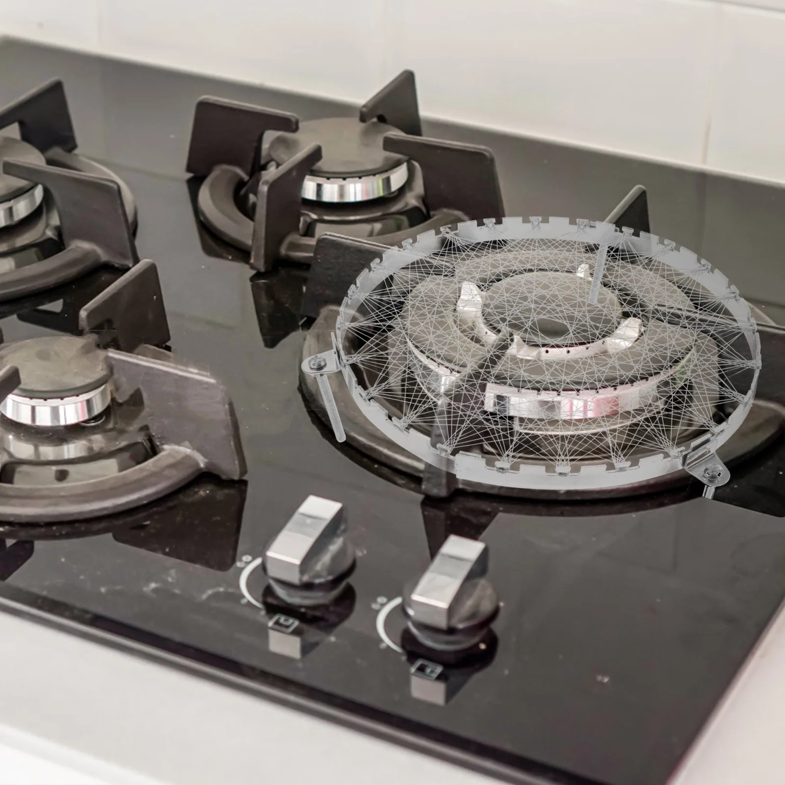 

Premium Gas Stove Nickel Wire Mesh Metal Flame Diffuser Ring for Home Kitchen Energy Saving Stove Supplies Mesh for Cooker