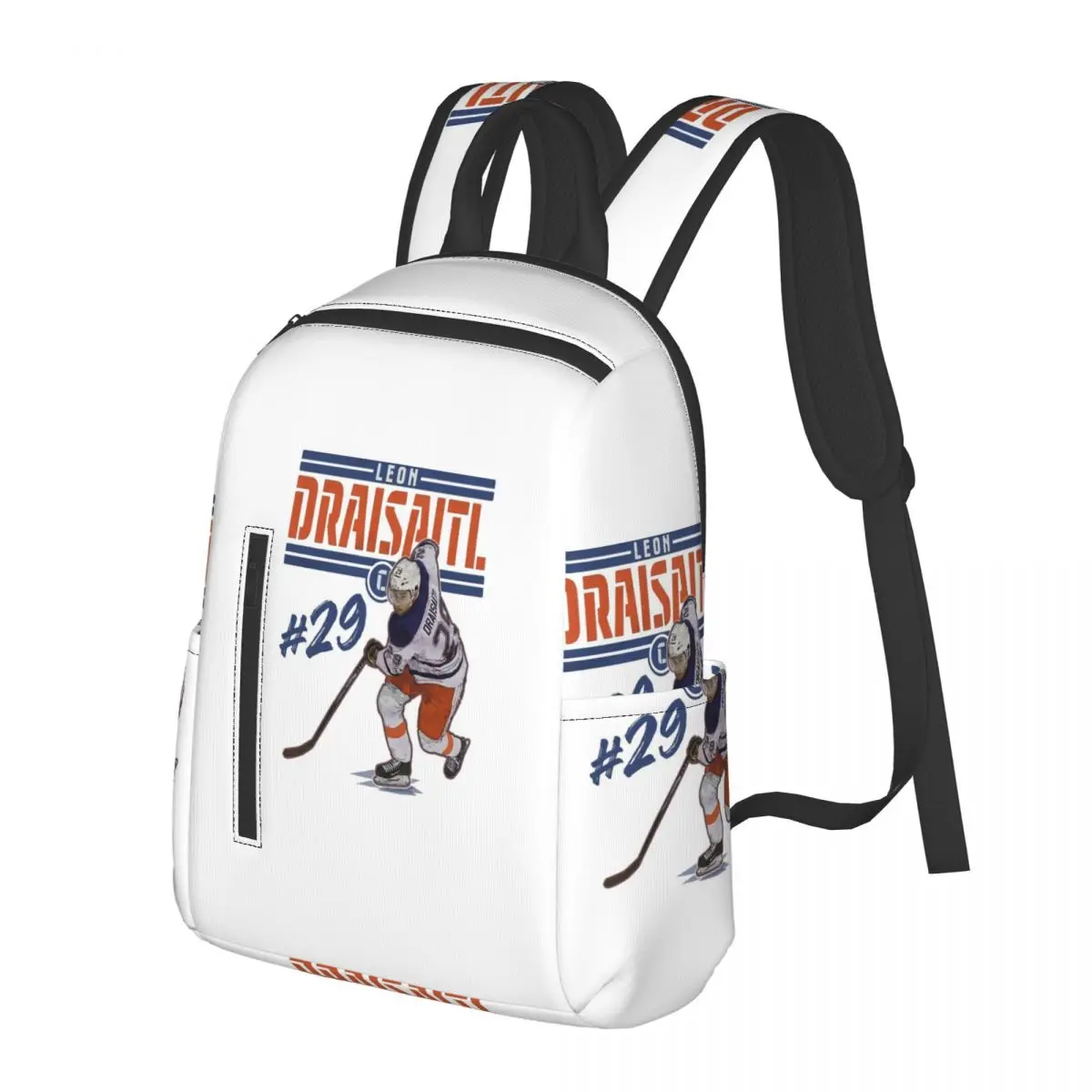 Connor McDavid 97 For Edmonton Oilers Fans Student Backpack School Bag Hiking Travel Daypack for Men Women Bookbag Shoulder Bags
