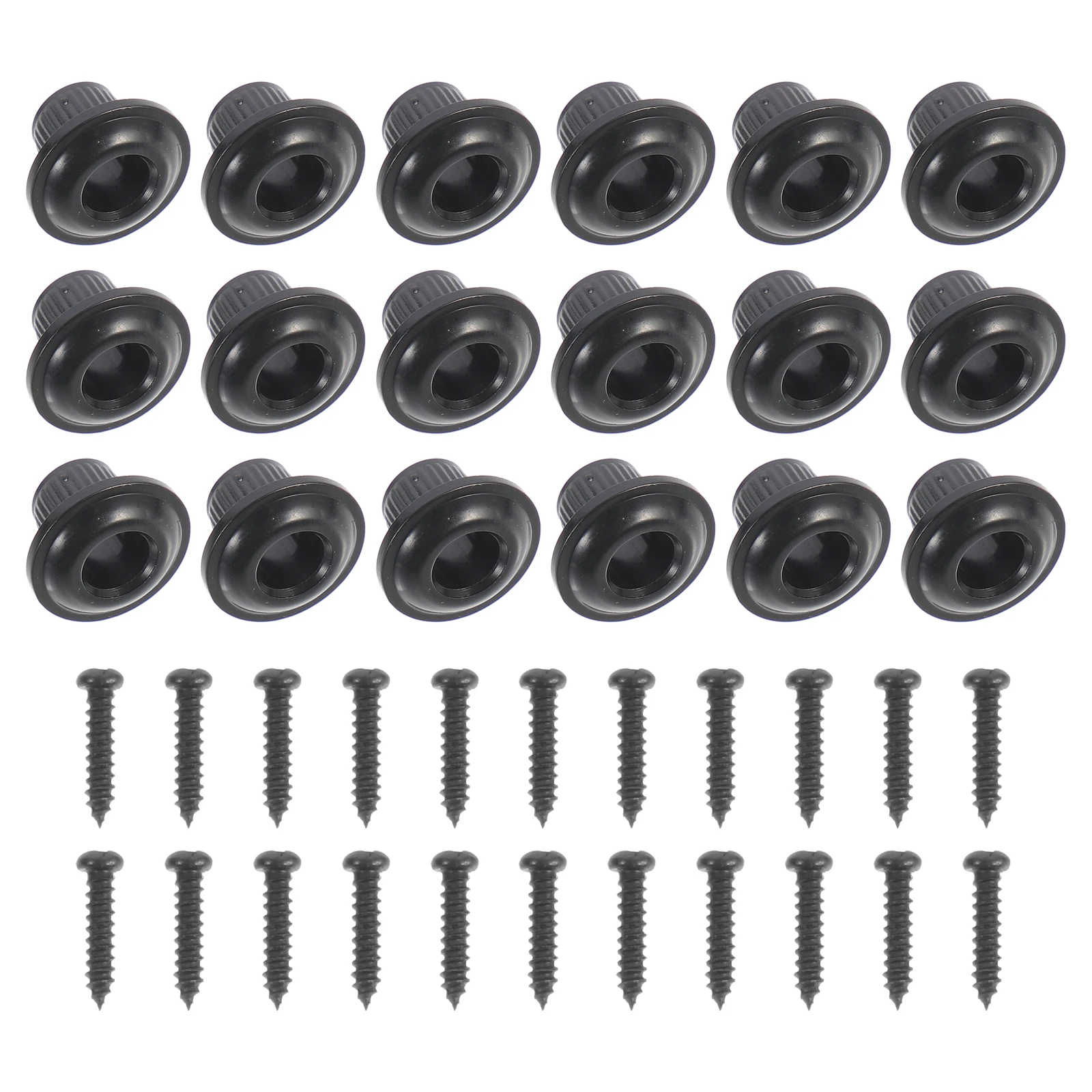 

18 Sets Button Hat Guitar Replacement Tuning Pegs Tuner Knobs Acoustic Electric Key Machines