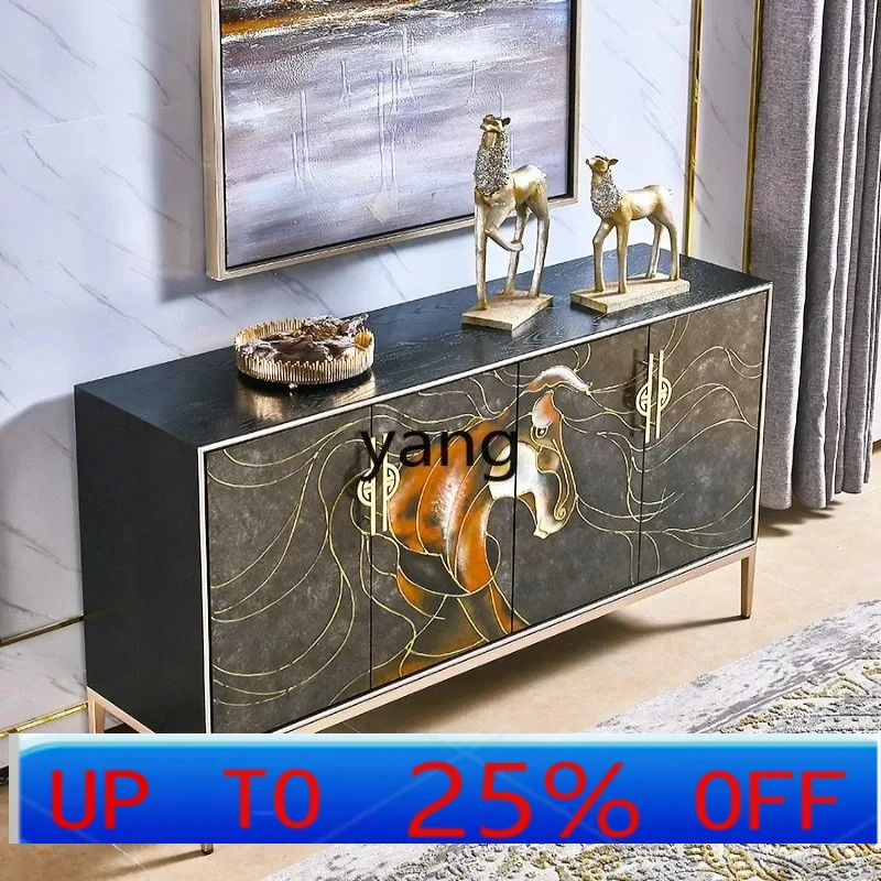 

LH porch cabinet light luxury post-modern door shoe cabinet living room partition dining room cabinet