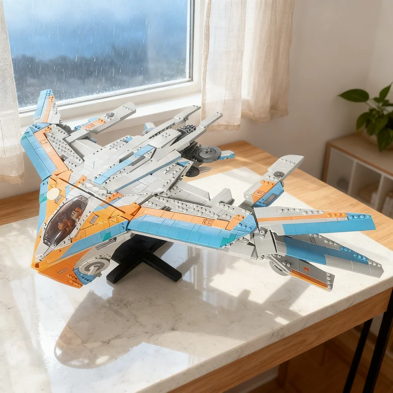 

3343 детали MOC: Конструктор «Миланские Супергерои: Защитники Галактики» Marvel, креативный подарок, декор для сборки и демонстрации