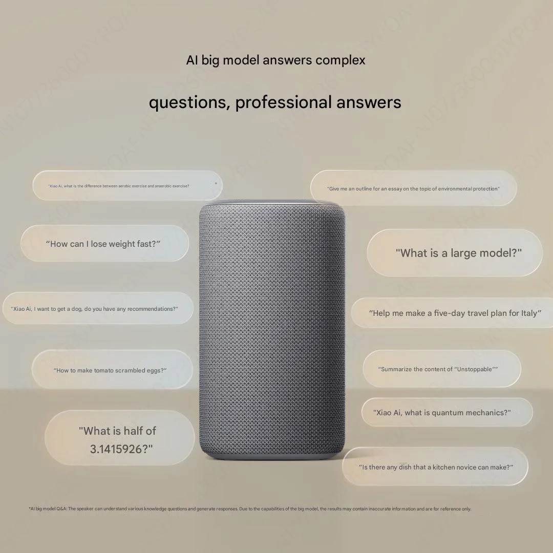 Neue Xiaomi Mijia Smart Lautsprecher AI Bluetooth Super Xiaoai Smart Sound Kontinuierliche Befehlssteuerung Mi Home APP Steuerung 5,3 Bluetooth