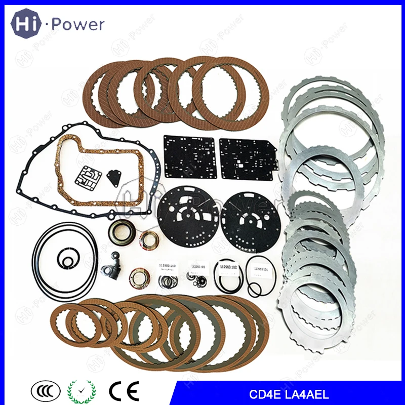 CD4E LA4AEL Transmission Clutch Master Rebuild Kit Friction Steel Plates For Mondeo 2.0/ Mazda 626/ Escape Gearbox Repair Kit