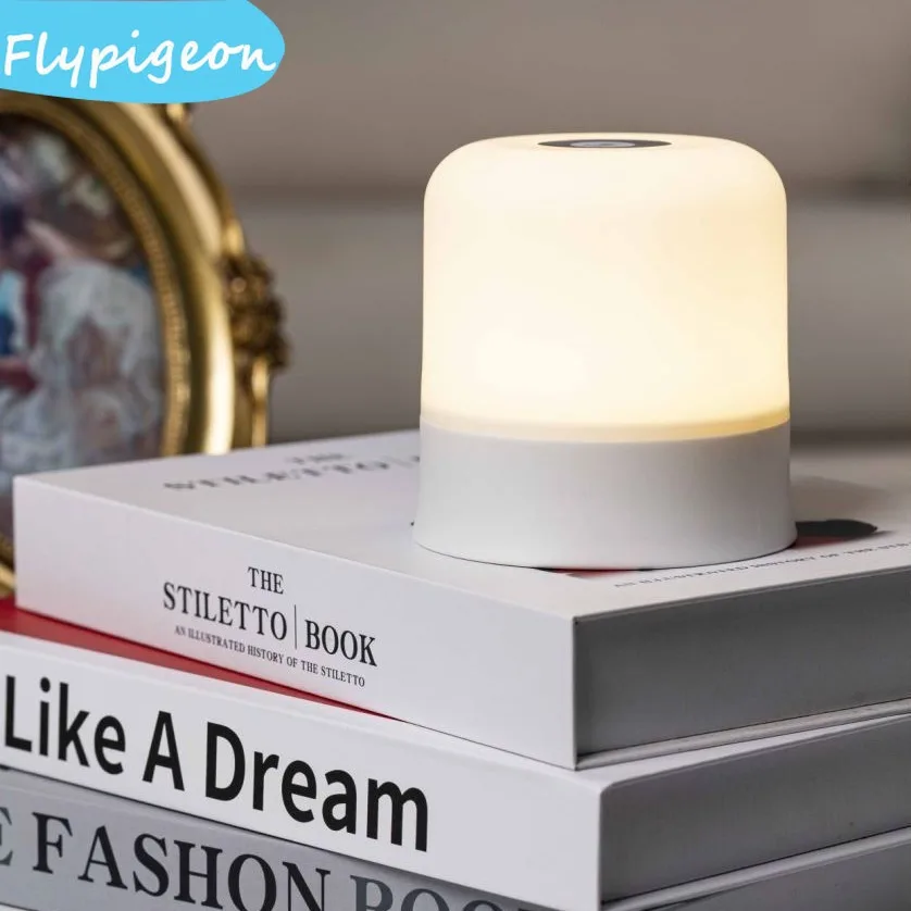 Nordic Charging LED Night Light Remote Control For Bedroom Sleep Desk Study Childrens Reading Bedside Table Lamp Lighting