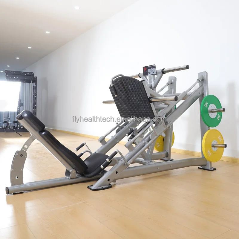 Weight Plate Load  Leg Press Machine linear bearing  Commercial Gym Equipment Strength Training