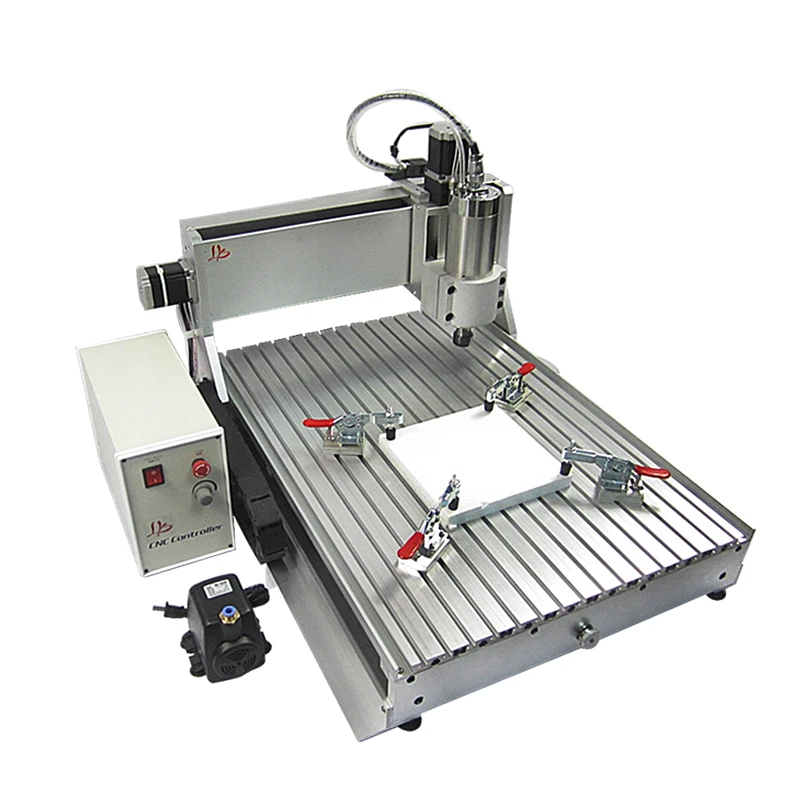 LY آلة نحت النقش الصغيرة 6040Z 1.5KW المغزل 3 محور 4 محور CNC راوتر آلة الطحن والحفر معدات عالية الطاقة