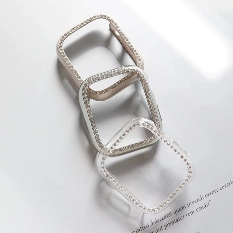 Diamant-Uhrengehäuse für Apple Watch 1-11 Ultra - close-up view