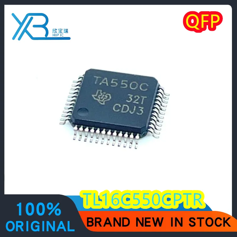 

(5/40 pieces) TL16C550CPTR code TA550C LQFP-48 QFP48 original authentic UART interface chip IC spot delivery fast