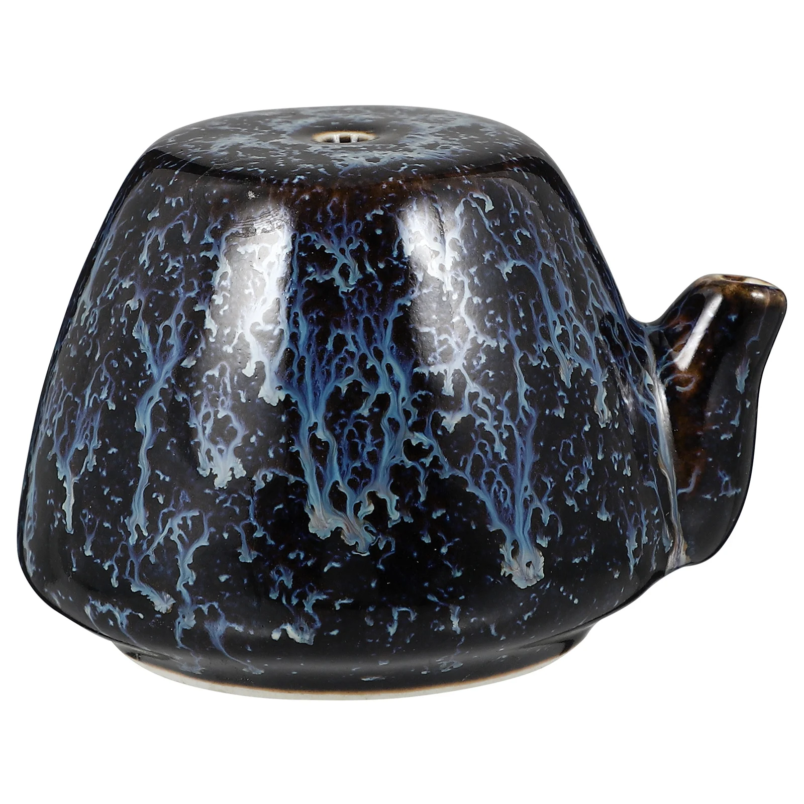 1Pcs Ceramic Calligraphy Water Dropper Ink Droplet Smooth Edges Easy Clean Portable Art Supply for Ink Grinding Accessories Home