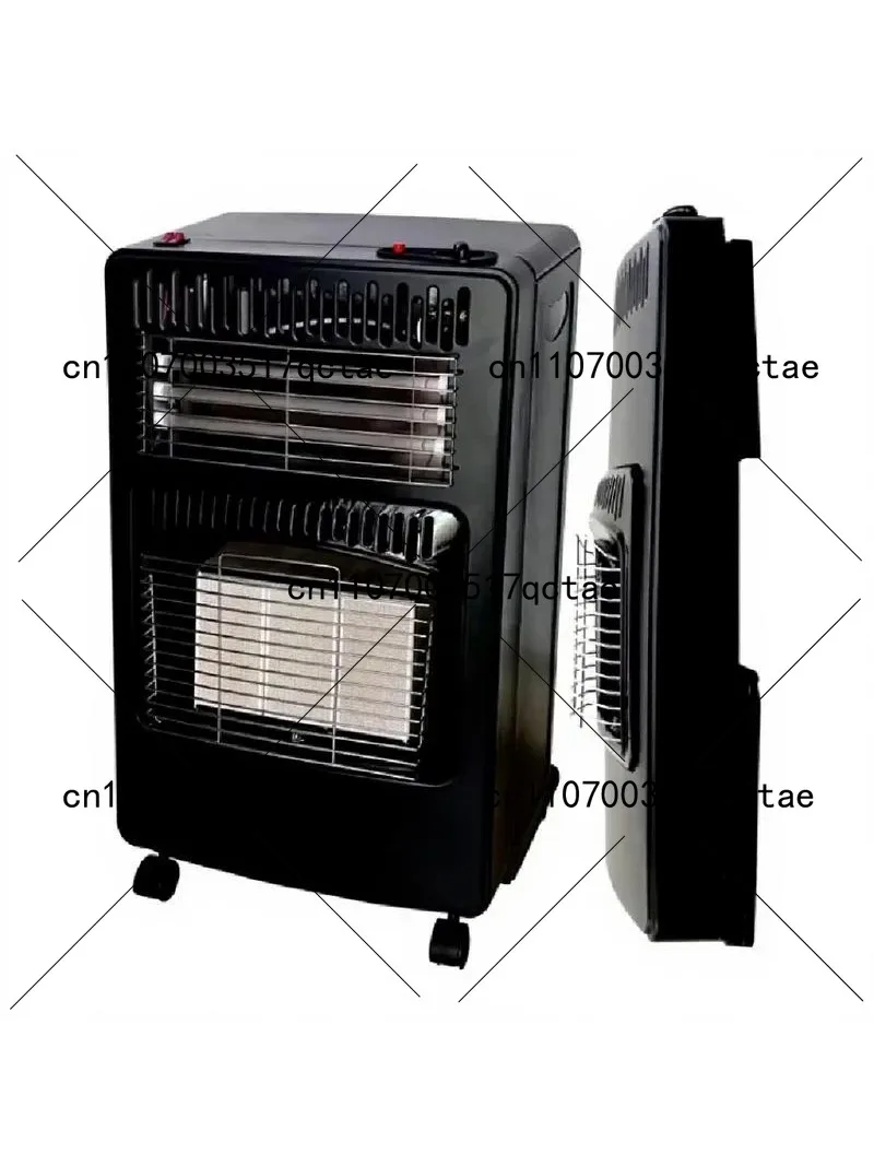 Indoor Foldable 4.2 KW 3 Ceramic Panel Gas Heater for Living Room, Portable Propane Heater