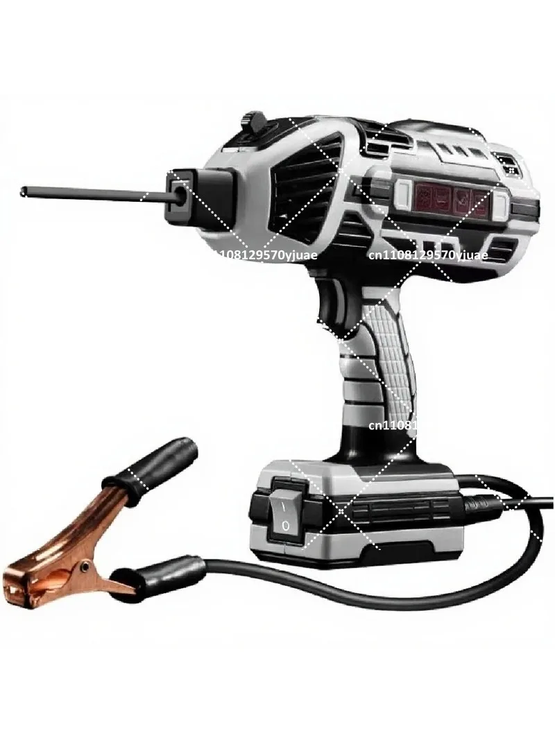 Portable Handheld Arc Welder 3.2/2mm Wire Welding Gun Alligator Clip Steel Aluminum Power Cable Brush