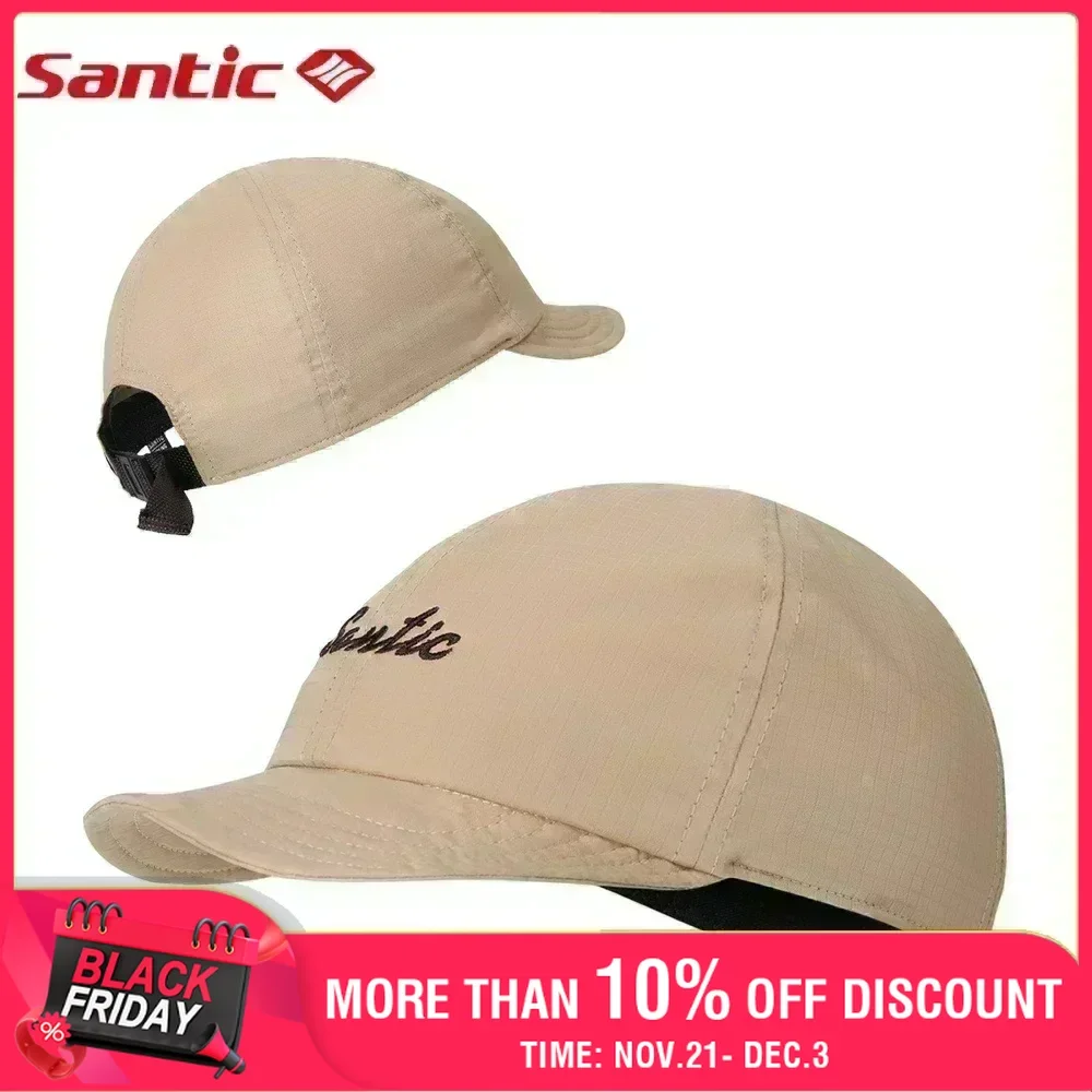 Santic Riding Cycling Cap Outdoor Sports Polyester Hats Sweat Absorbing Headgear Breathable Lightweight Sun Caps for Men & Women