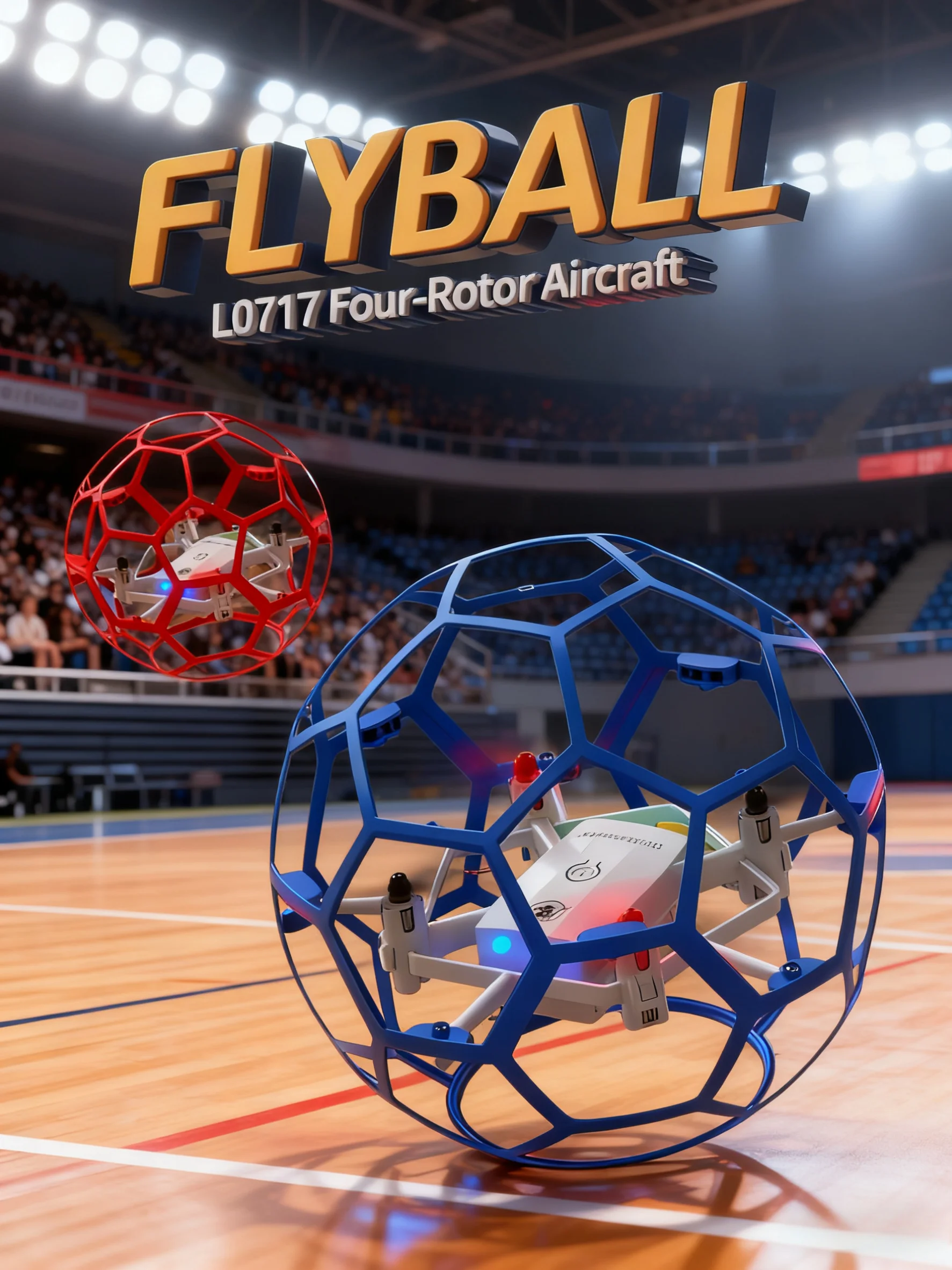 

Educational DIY Assembly Football Drone Remote Control Flying Ball Toy for Children Competitive STEM Toy