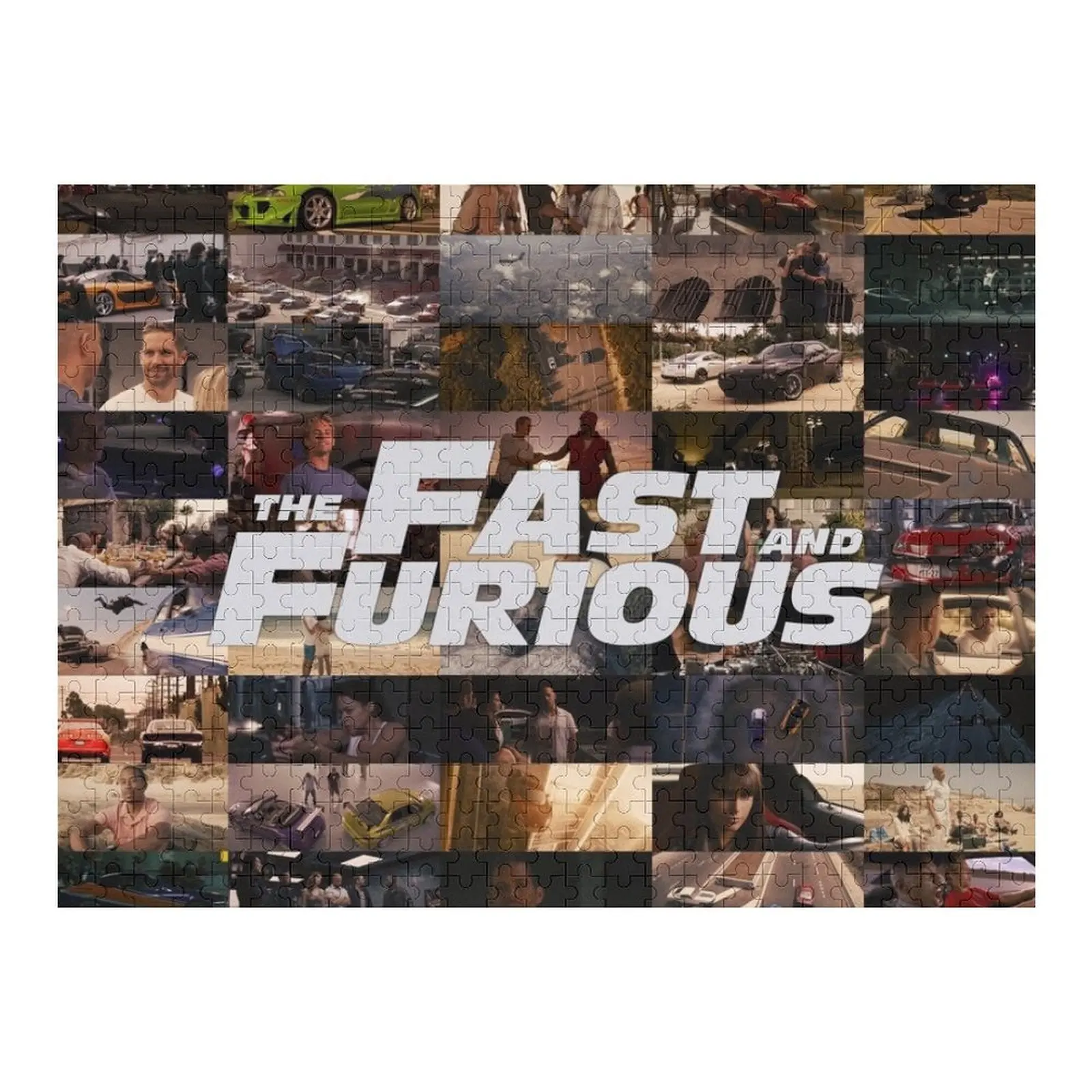 

Fast & Furious - Legends - Пазл Tribute с персонализированной фотографией Деревянный пазл для взрослых