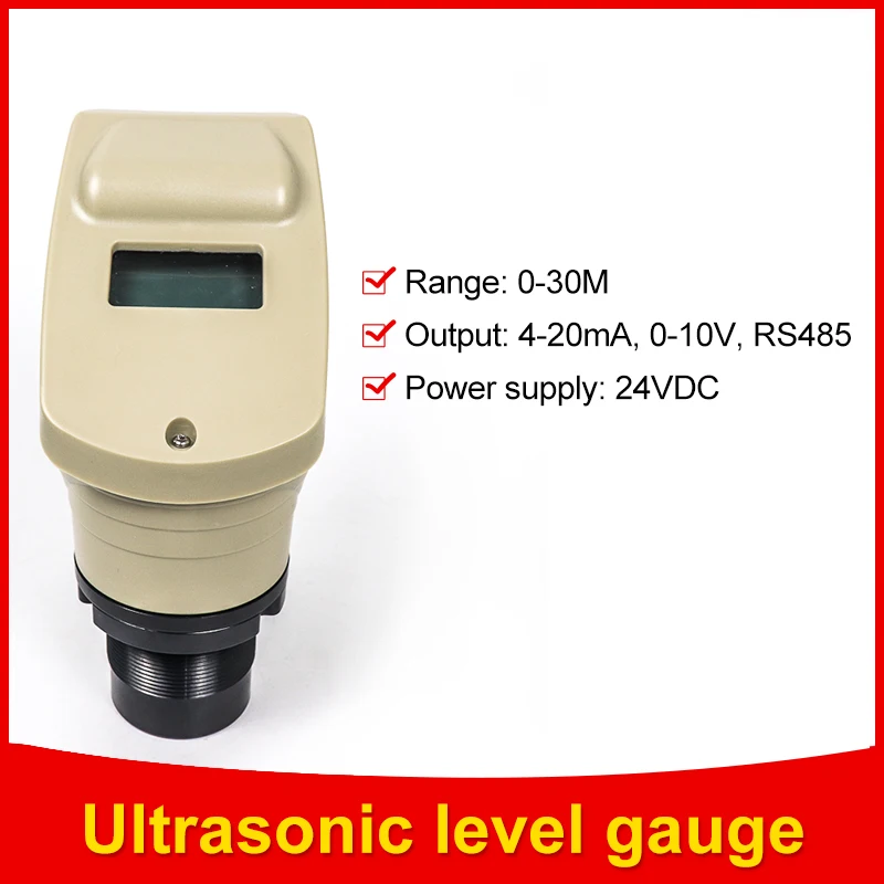 

Digital LCD 12V Non-Contact High Quality Borehole Groundwater Level Ultrasonic Sensor