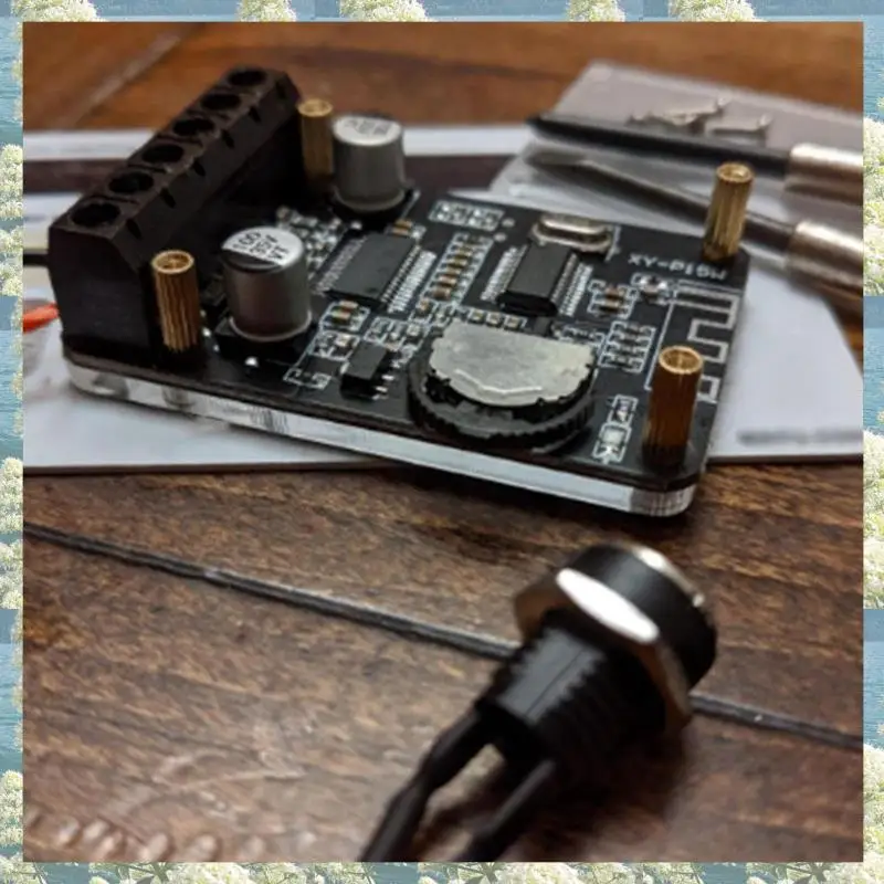 New-3X 20W Stereo Bluetooth Power Amplifier Board 12V / 24V High Power Digital Power Amplifier Board XY-P15W Without Shell