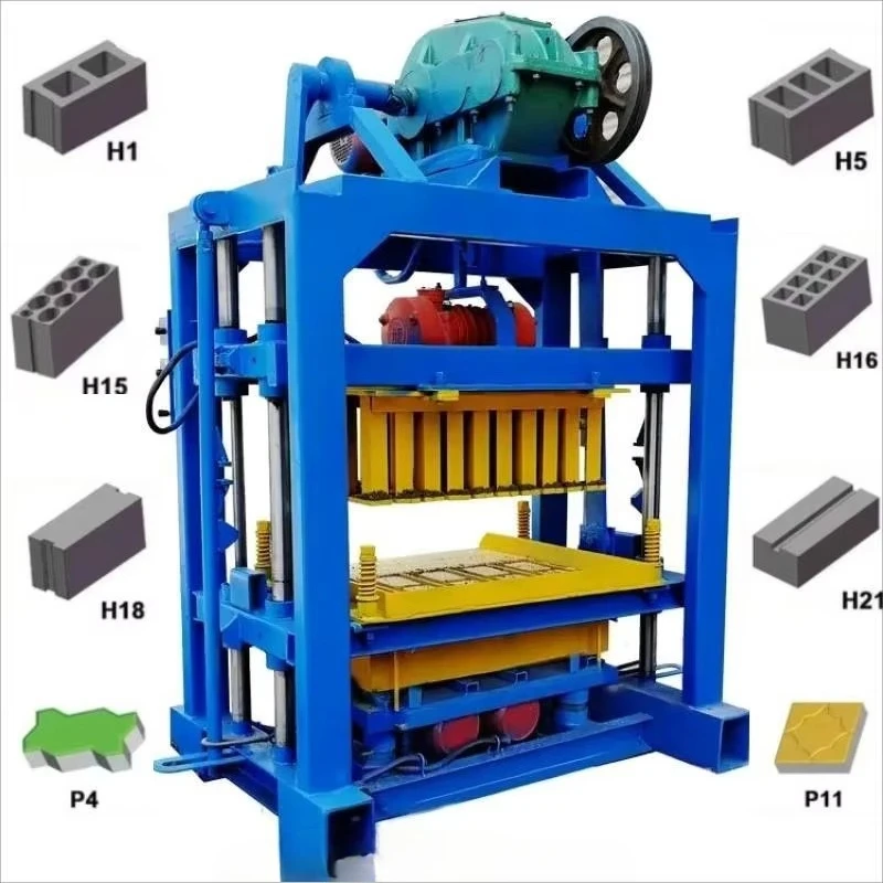 Semi Automatic Electric Brick Maker With Vibrating Table Affordable Solution For Manufacturing Cement Based Pavers And Bricks