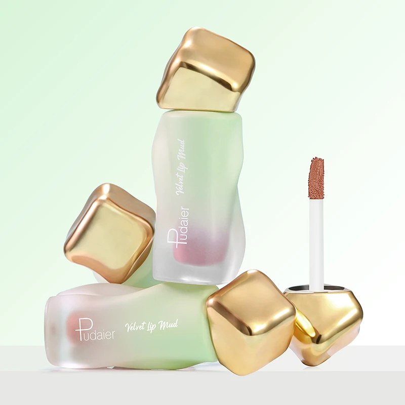 أحمر شفاه سائل لعيد الحب من Pudaier لا يلتصق على كوب ملمع شفاه، وخلق شفاه ساحرة، وتاريخ عيد الحب