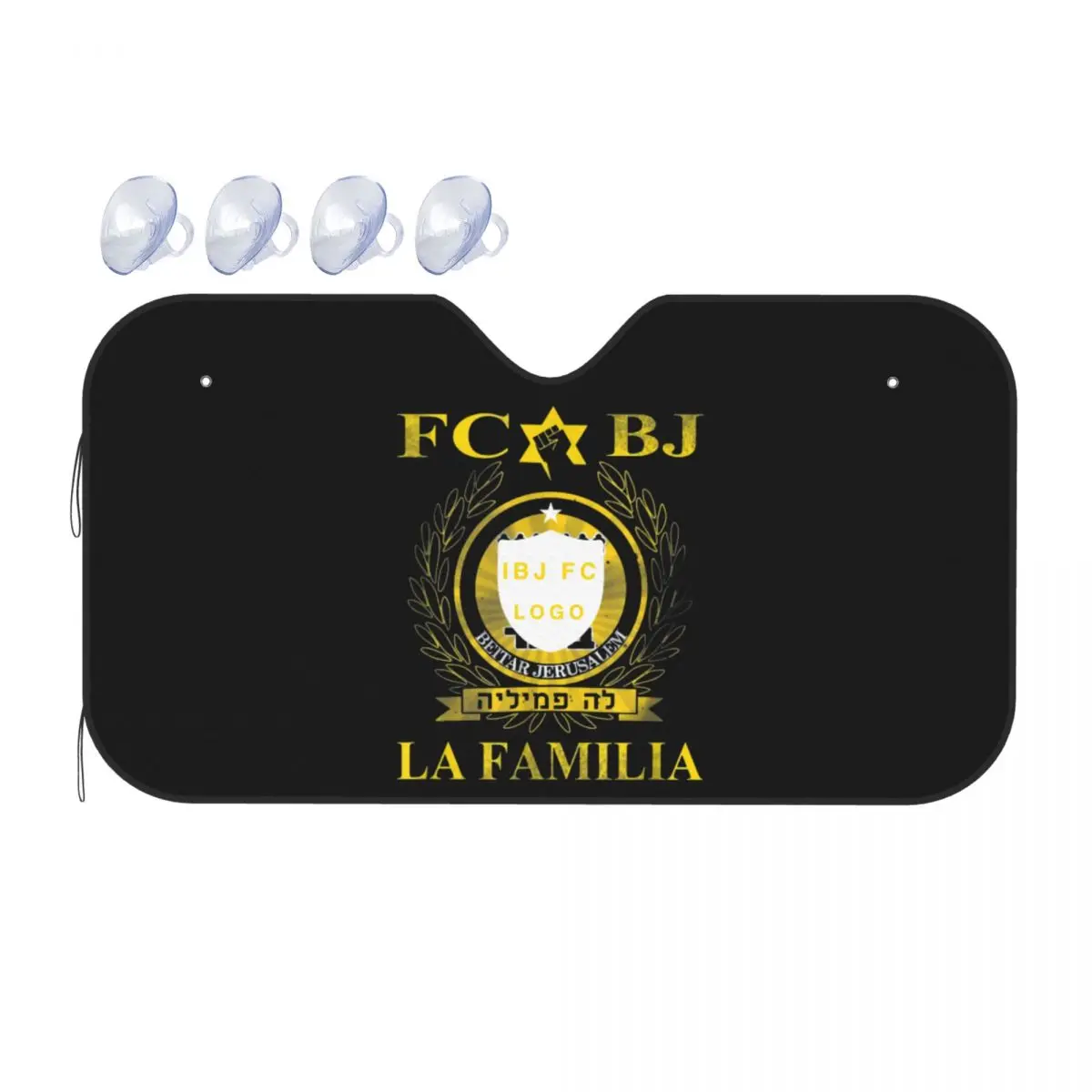 

Israel Beitar Jerusalem Fc Car Windshield Visor Front Windshield Sunshade Cover Front Window Sunshad