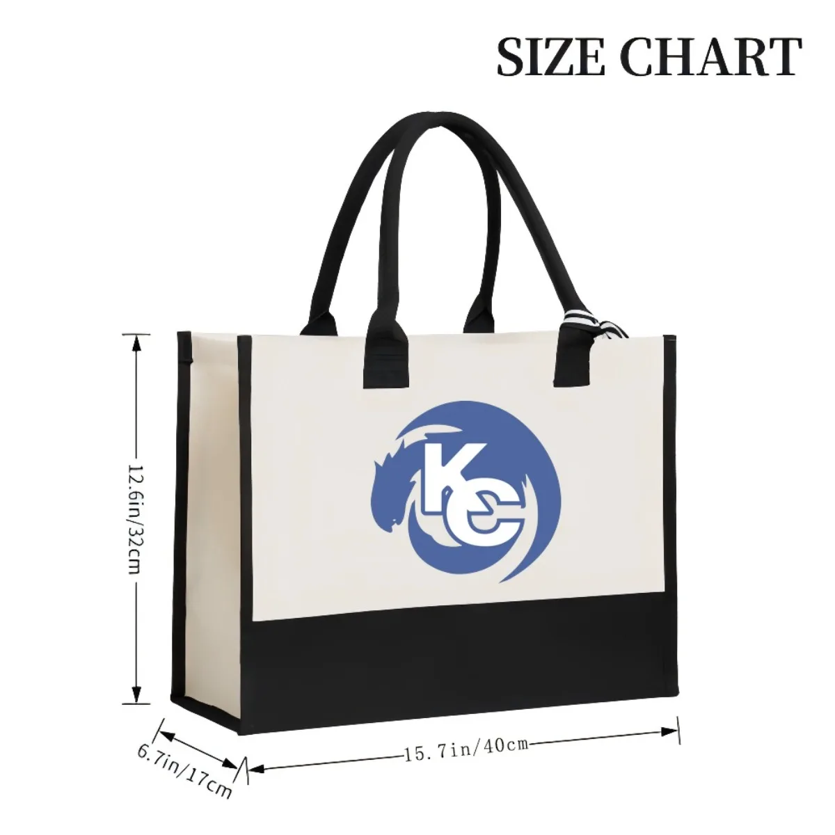 KC 2026 وصول جديد موضة عملية واسعة قابلة لإعادة الاستخدام حمل حقيبة نمط طباعة 2 لهجة الثقيلة حقيبة كتف كبيرة طوال اليوم #3