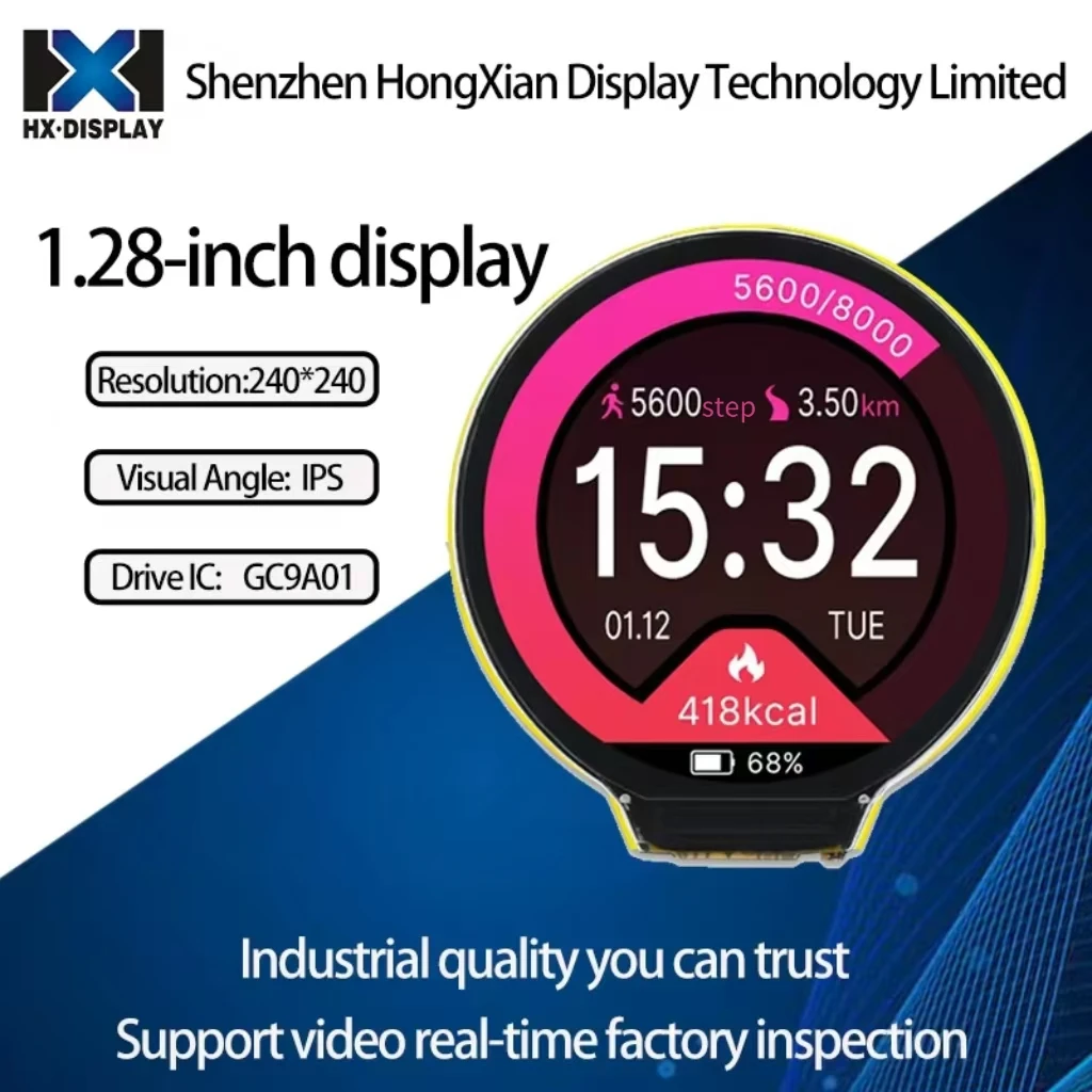 ESP32 C3 LVGL Board 1.28 Inch 240*240 IPS TFT LCD Capacitive Touch Display WiFi Bluetooth For Arduino Optional Black White Shell