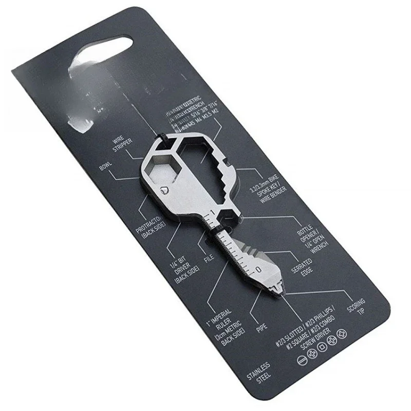 Keychain, Portable Portable Mini Outdoor EDC Multi-function Gadget